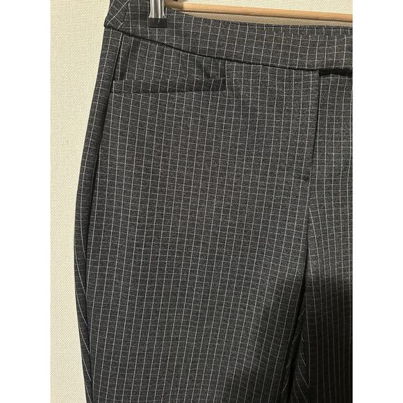 Lane Bryant Women’s Plus Sz 18 Pants Black Checked Straight Leg Zipper Legs NWT - Picture 2 of 16